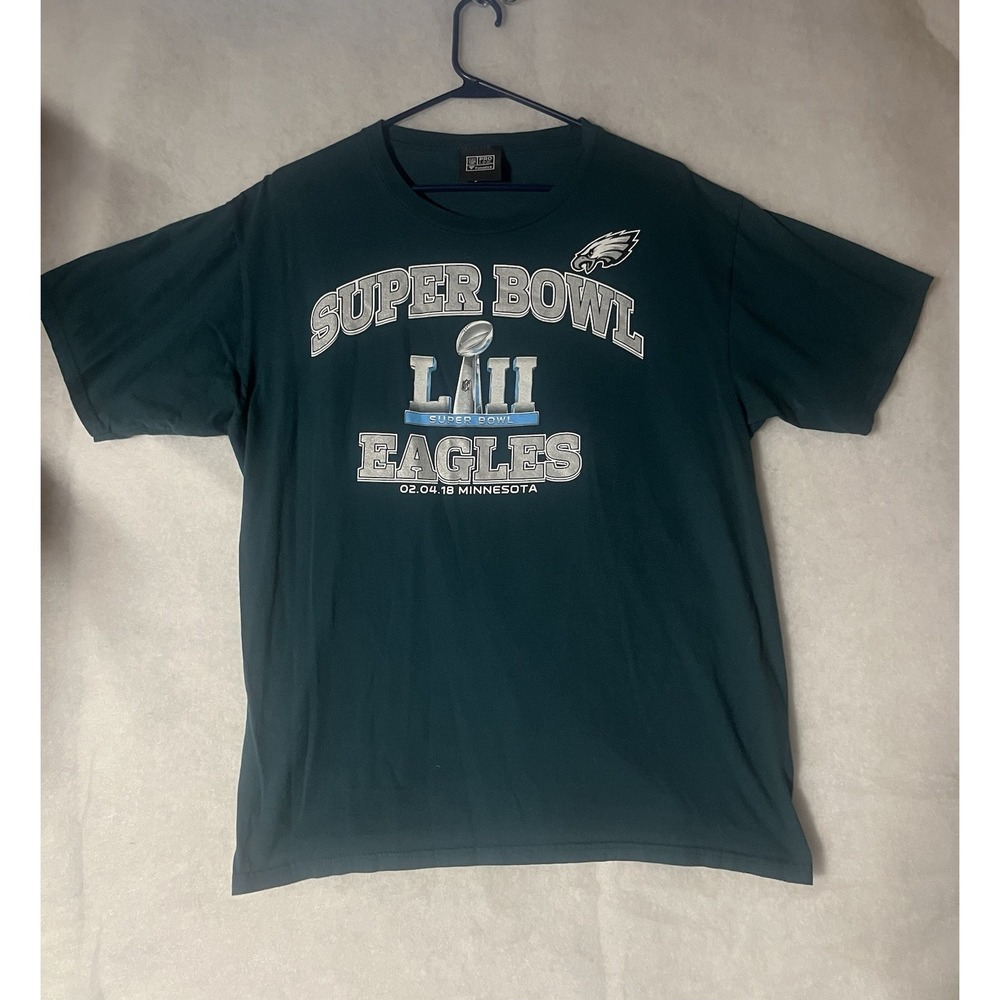 Philadelphia Eagles Super Bowl 52 Men's Pro Line Fanatics Shirt Size Large